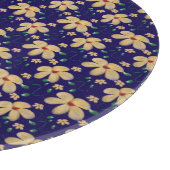 Yellow floral pattern  snijplank (Hoek)