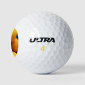Yellow Florida Lemons Golfballen (Logo)