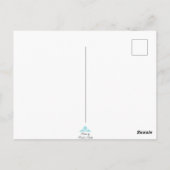 Yellow Flower- Blank Folded Greeting Card Briefkaart (Achterkant)