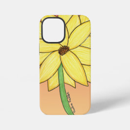 Yellow Flower iPhone 12 Mini Hoesje