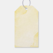 Yellow Flowers Elegant dank u cadeau Labels Cadeaulabel (Achterkant)