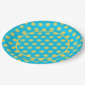 Yellow Flowers Papieren Bordje (Gekanteld)