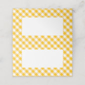Yellow Gingham-controlepatroon (Buitenkant ongevouwen)