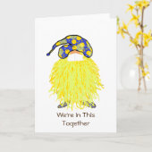 Yellow Gnome: We're In This Together Kaart (Gele Bloem)