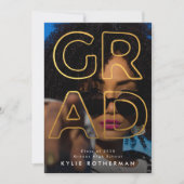 YELLOW GOLD LINE HOLLOW AFSTUDEERDER hedendaagse f Aankondiging (Voorkant)