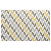 Yellow & Gray Chevron Pattern Stof (Fat Quarter)