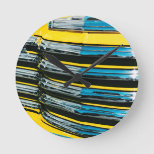 Yellow Grill Ronde Klok