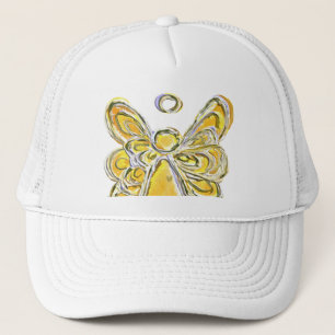 Yellow Guardian Angel Custom Art Casquette ou Casq