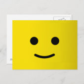 Yellow Happy Face Briefkaart (Voorkant / Achterkant)
