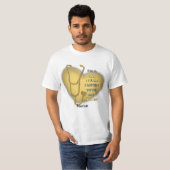 Yellow Heart CNA Verpleegkundige aangepaste verple T-shirt (Voorkant volledig)