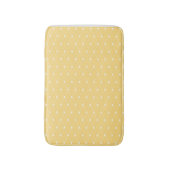 Yellow Hearts Pattern Bath Mat (Voorkant Verticaal)