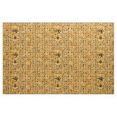 Yellow Hieroglyphics Stof (Fat Quarter)