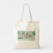 Yellow Historic Villa Tote Bag (Achterkant)