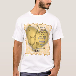 Yellow Home Health Care verpleegster T-shirt
