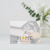 Yellow HOME Texas Moving Carte postale Faire-part (Debout devant)