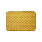 Yellow Honeycomb Pattern Badmat (Voorkant)