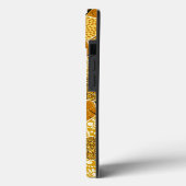 Yellow Honeycomb Pattern Case-Mate iPhone Case (Achterkant / Links)