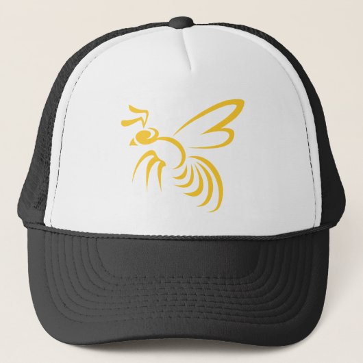 Yellow Hornet Logo Trucker Pet (Voorkant)