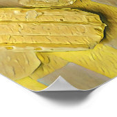 Yellow ice cream conpose poster (Hoek)