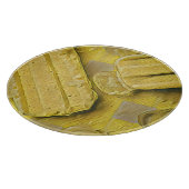 Yellow ice cream conpose snijplank (Hoek)