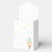 Yellow Ice Cream Party Bedankdoosjes (Geopend)