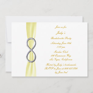 Yellow Infinity Bachelorette Party Kaart