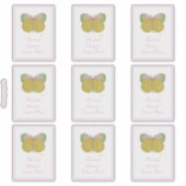 Yellow June Butterfly Bookplaat Sticker (Voorkant)