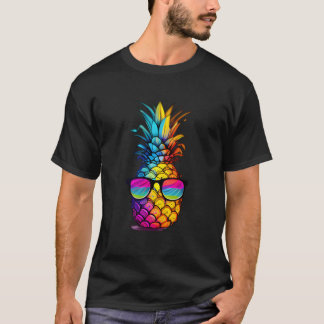 Yellow K Colorful Eapple Sunglasses Summer Aloha B T-shirt