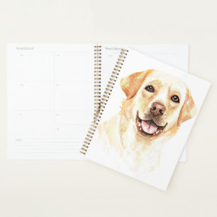 Yellow Lab Chien Chien Chien Aquarelle Labrador Re