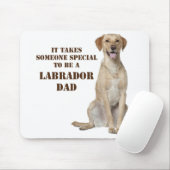 Yellow Lab Dad Mousepad Muismat (Met muis)
