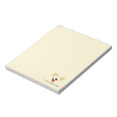 Yellow Lab Face Notitieblok (Gedraaid)