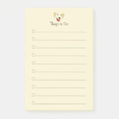 Yellow Lab Face Post-it® Notes (Voorkant)