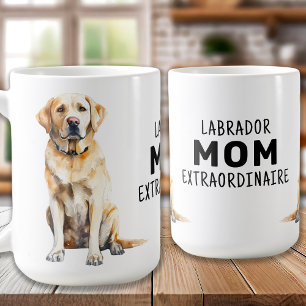Yellow Lab mam - Labrador mamam Koffiemok