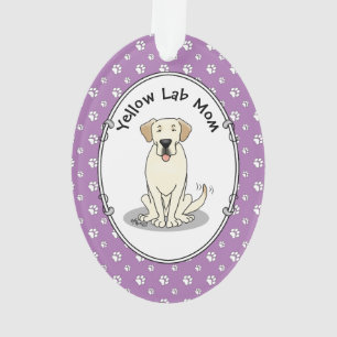 Yellow Lab mam Labrador Retriever mam Cute Dog mam Ornament