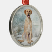 Yellow Lab Ornament (Rechts)