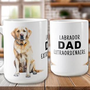 Yellow Lab Pap - Schattigee labrador retriever hon Koffiemok