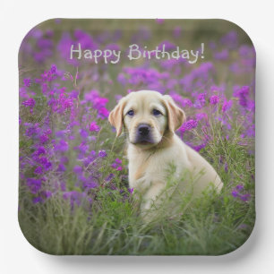 Yellow Lab Puppy Papieren Bordje