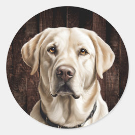 Yellow Lab Stickers