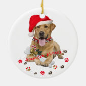 Yellow Lab tithful Friend Ornament (Achterkant)