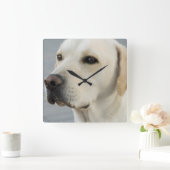 Yellow Lab Wall klok (Huis)