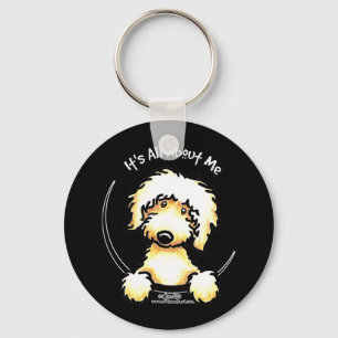 Yellow Labradoodle IAAM Sleutelhanger