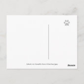 Yellow Labrador Angel en mam Briefkaart (Achterkant)