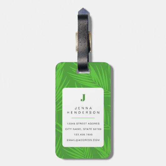 Yellow Labrador Bagagelabel (Achterkant verticaal)