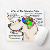 Yellow Labrador Brain Atlas Muismat (Met muis)