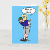 Yellow Labrador Daddy Kaart (Gele Bloem)