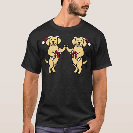 Yellow Labrador Friends Exchange T-shirt (Voorkant)