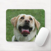 Yellow Labrador mousepad Muismat (Met muis)