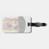 Yellow Labrador Pirate 2 Bagagelabel (Achterkant horizontaal)