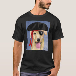 Yellow Labrador Pirate T-shirt