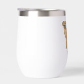 Yellow Labrador Retriever Cube Lab Chien Nom perso (Droite)